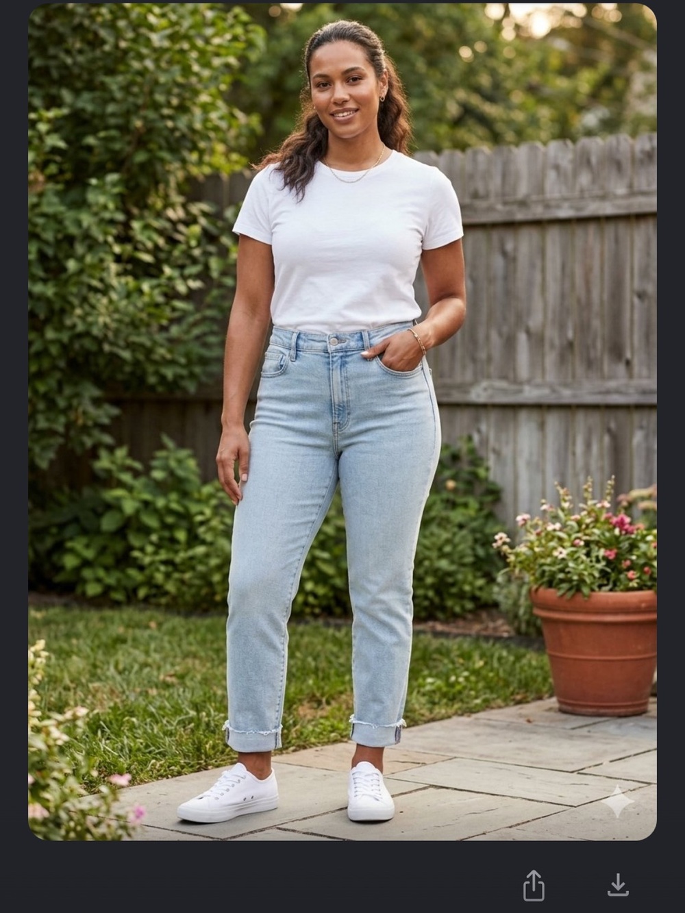 Good American good legs Light Wash Women’s High-Rise crop Jeans